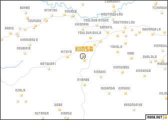 map of Kinsa