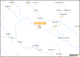 map of Kinsena