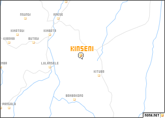 map of Kinseni