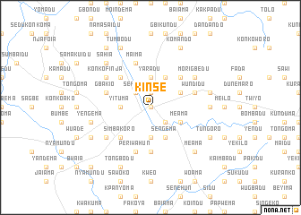 map of Kinse