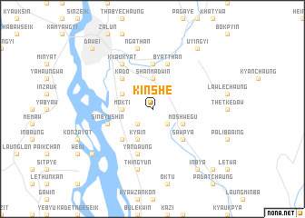 map of Kinshe