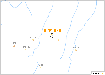 map of Kinsiama
