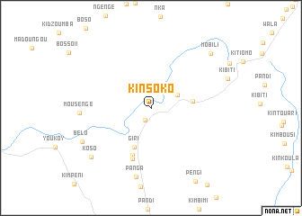 map of Kinsoko