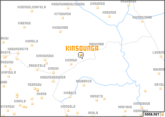 map of Kinsounga