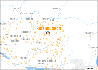 map of Kinswālgaon