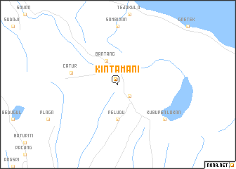 map of Kintamani