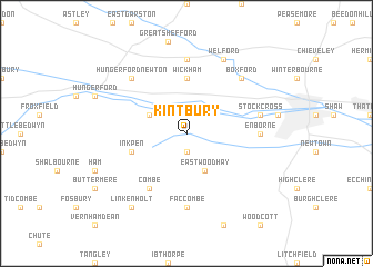 map of Kintbury