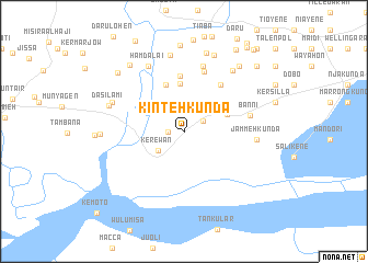 map of Kinteh Kunda