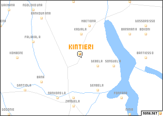 map of Kintièri