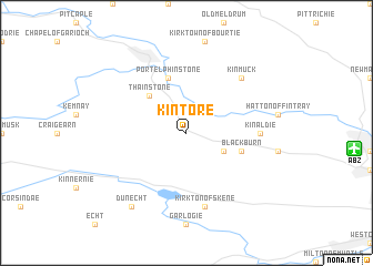 map of Kintore