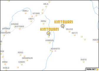 map of Kintouari