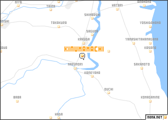 map of Kinumamachi