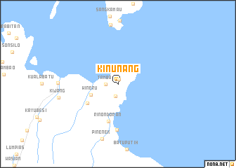 map of Kinunang