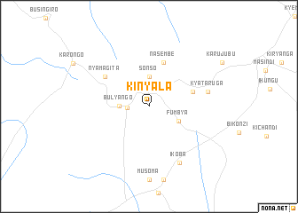 map of Kinyala
