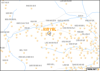 map of Kinyal