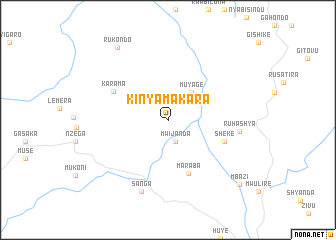 map of Kinyamakara