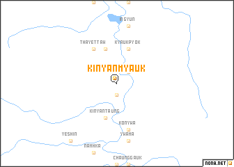 map of Kinyan Myauk