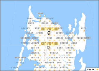 map of Kinyasini