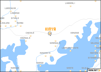 map of Kinya