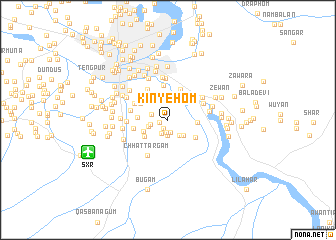 map of Kinyehom