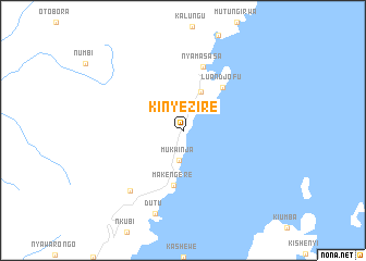 map of Kinyezire