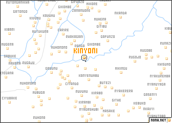 map of Kinyoni