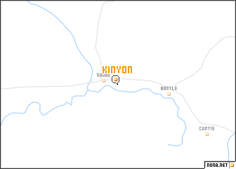 map of Kinyon