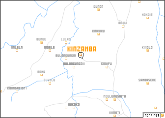 map of Kinzamba