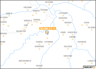 map of Kinzamba