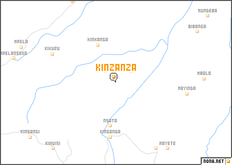 map of Kinzanza