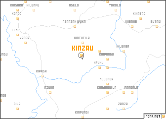 map of Kinzau