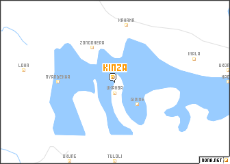 map of Kinza