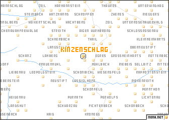 map of Kinzenschlag