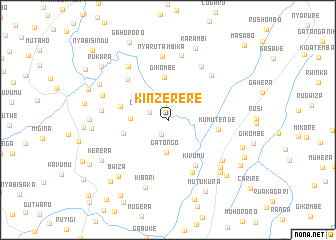 map of Kinzerere