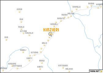 map of Kinziéri