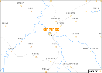 map of Kinzinga