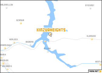 map of Kinzua Heights