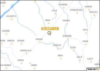 map of Kinzuana