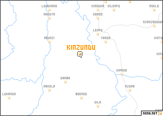 map of Kinzundu