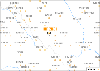 map of Kinzuzi
