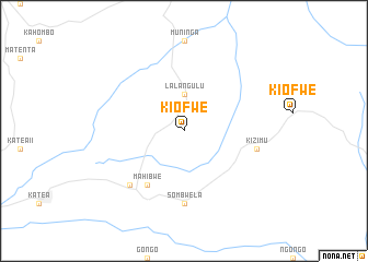 map of Kiofwe