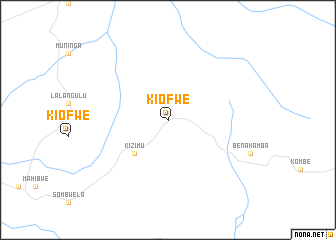 map of Kiofwe