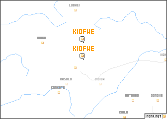 map of Kiofwe