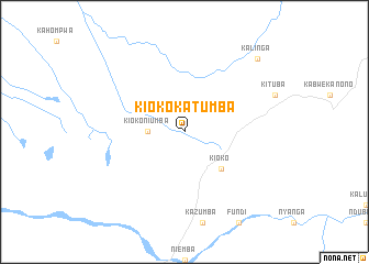 map of Kioko-Katumba