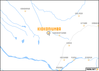 map of Kioko-Niumba