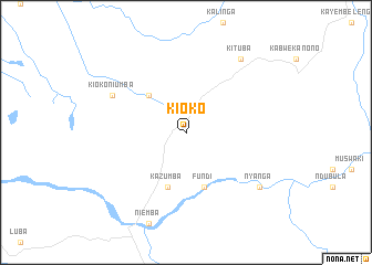 map of Kioko