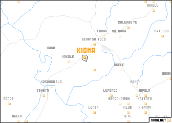 map of Kioma