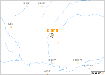 map of Kiona