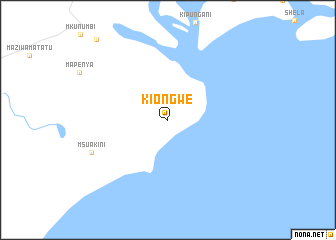 map of Kiongwe