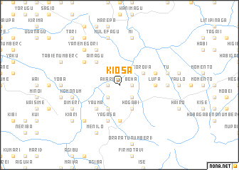 map of Kiosa